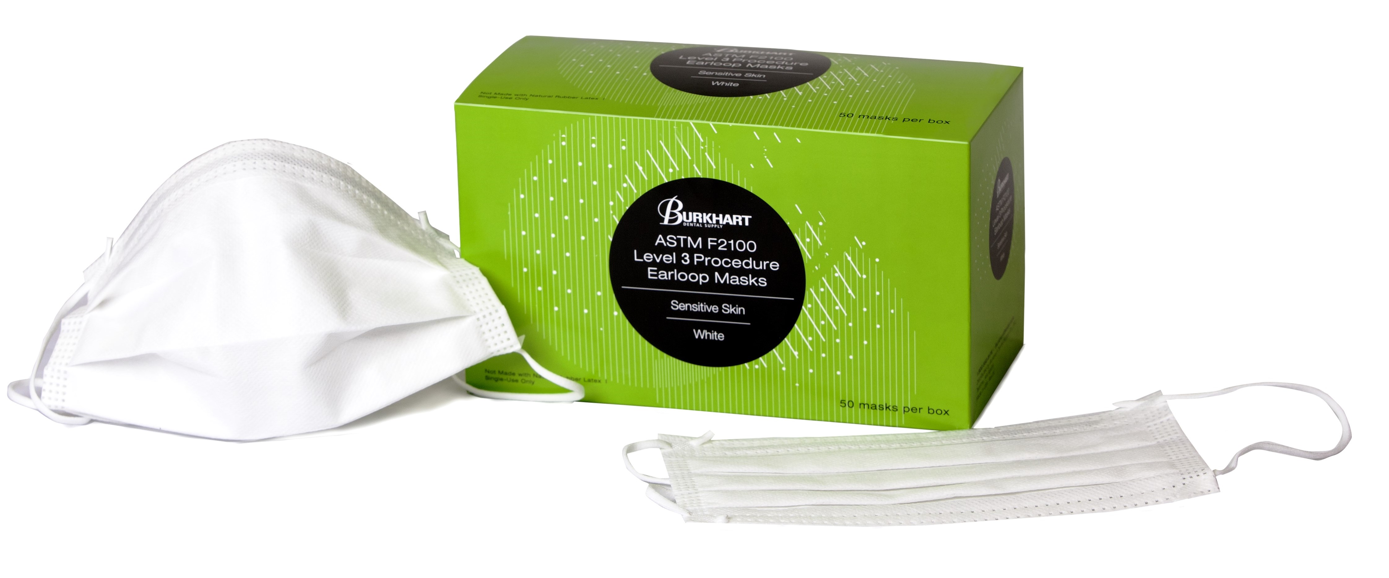 Level 3 Sensitive Skin Earloop Masks White (50) thumbnail 3