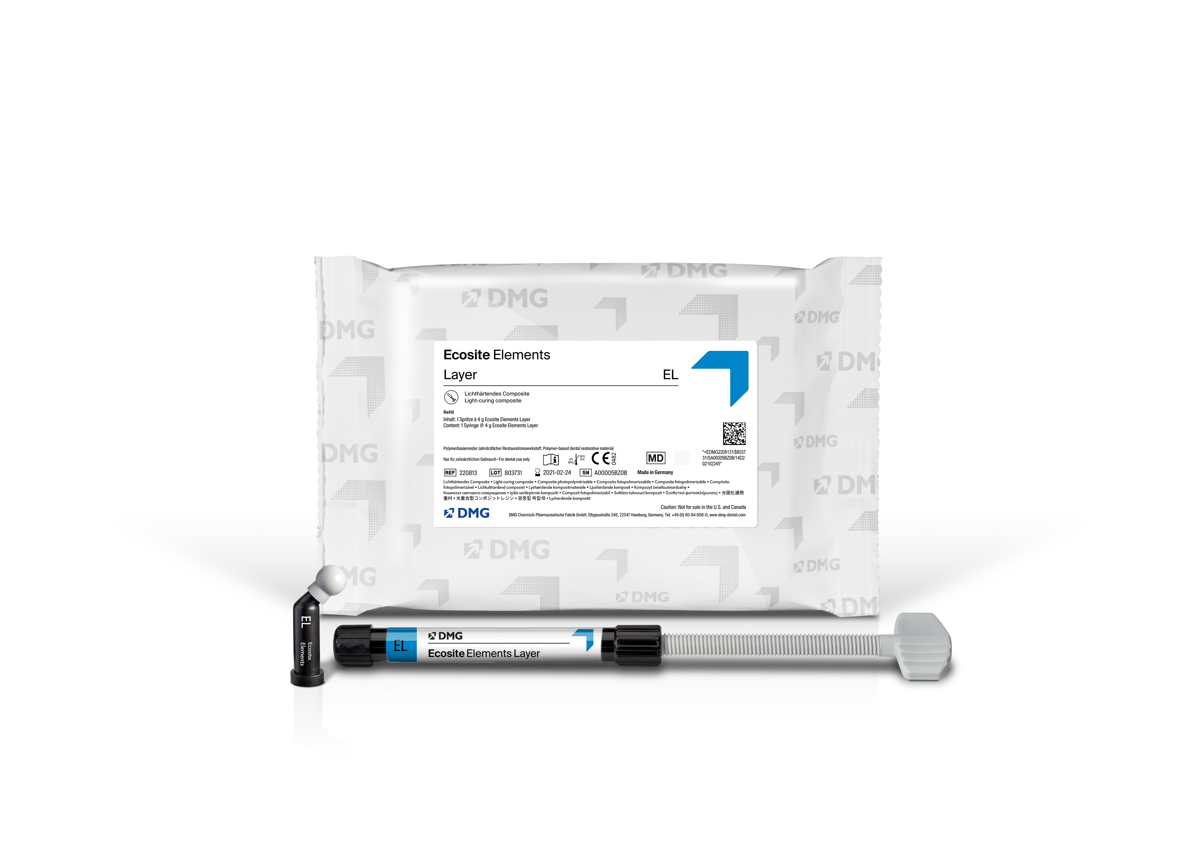 Ecosite Elements Universal Composite Restorative Material Enml Drk 4 Gm Syr Rfl thumbnail 8