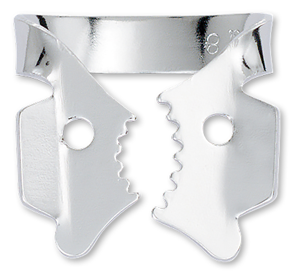 Hygenic Rubber Dam Clamp, Gloss Finish, # 12A, Winged, 1/Pk, H02706 thumbnail 8