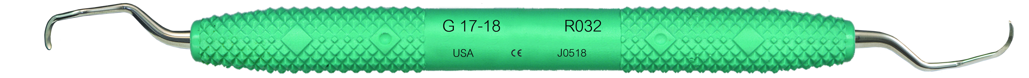 Amazing Gracey Curette, Double-Ended, 17/18, Green, 1/Pk, R032 thumbnail 9