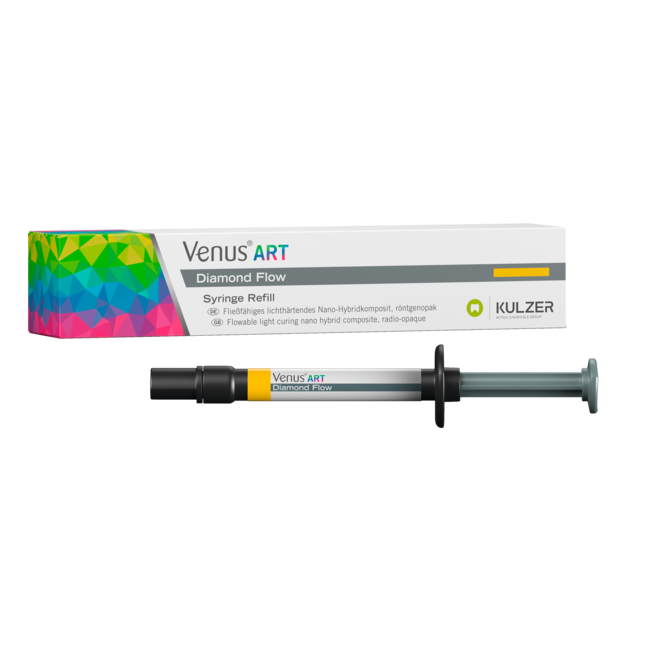 Venus Diamond Flow Flowable, Light-Cure, Syringe Refill, 1.8 g, Opaque Medium, 1/Pk, 66040363 thumbnail 9