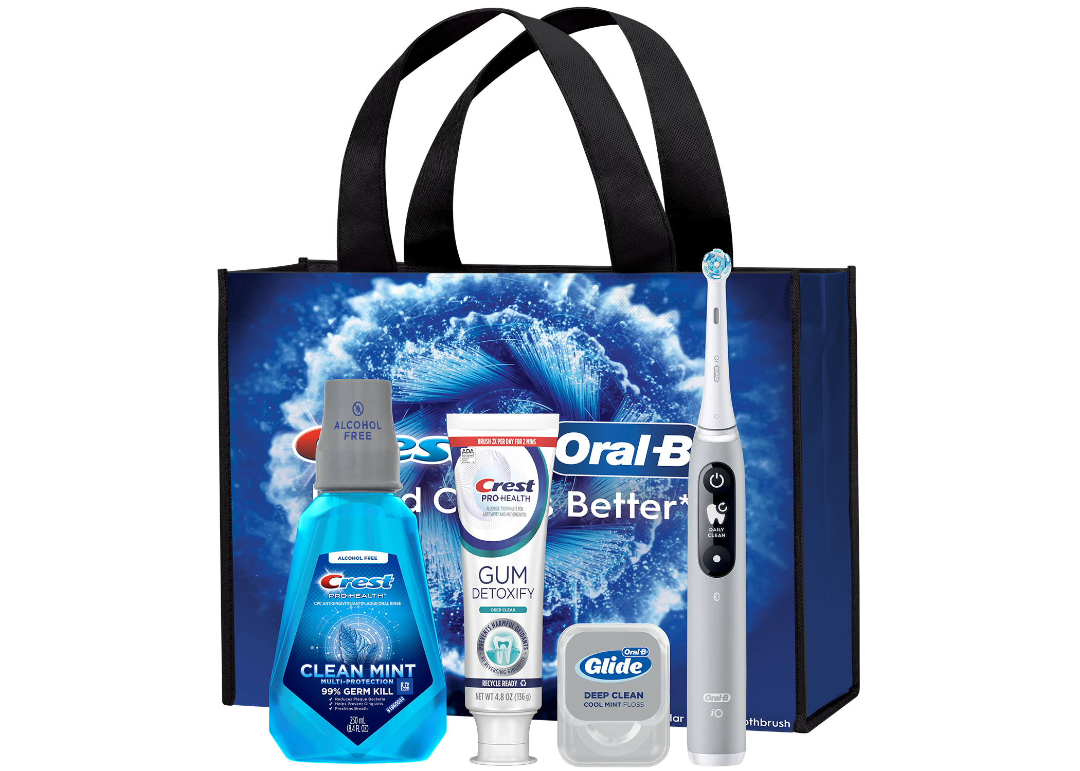 Crest Oral-B iO Orthodontic Oral Health System Power Toothbrush Bundle 3/Ca thumbnail 6