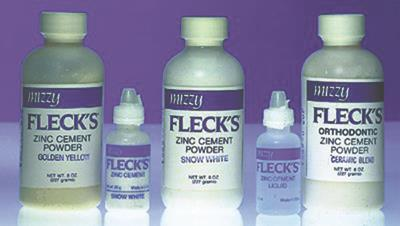 Flecks Powder Cement Golden Yellow Orthodontic Size 8oz/Bt thumbnail 4