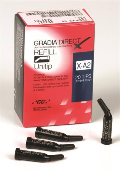 Gradia Direct X Universal Composite, Unitip Refill, 0.16 ml, X-A3, 20/Pk thumbnail 14