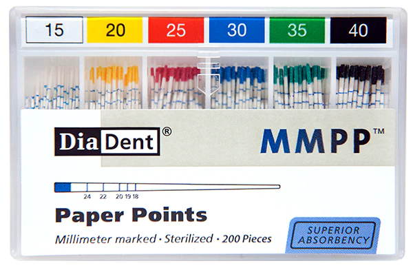 Paper Points ISO Color-Coded MM Spillproof .02/#60 200/Pk thumbnail 2