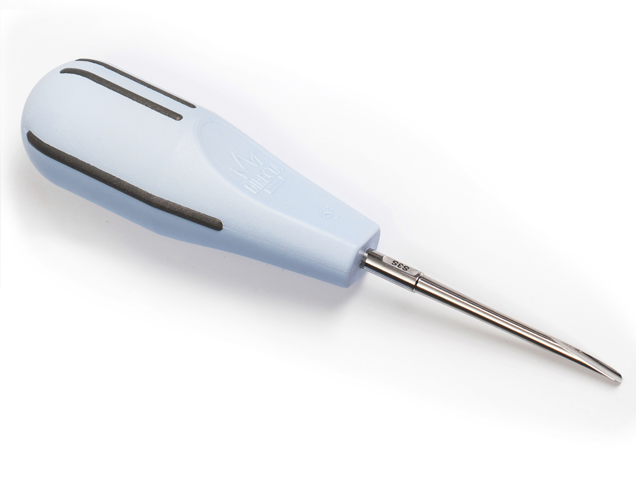 Luxator, Short Periotome, 3mm, Straight, Grey, S3S, 1/Pk, 506360 thumbnail 4