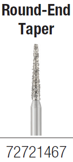 856-014C FG Rd End Taper Diamond - Sterile (25) thumbnail 2