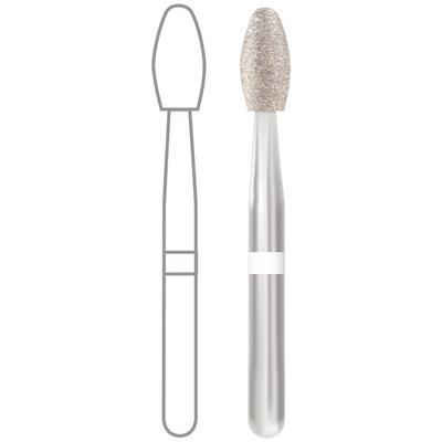 Diamond Bur Friction Grip Ultra Fine 379-023UF 5/Pk product image