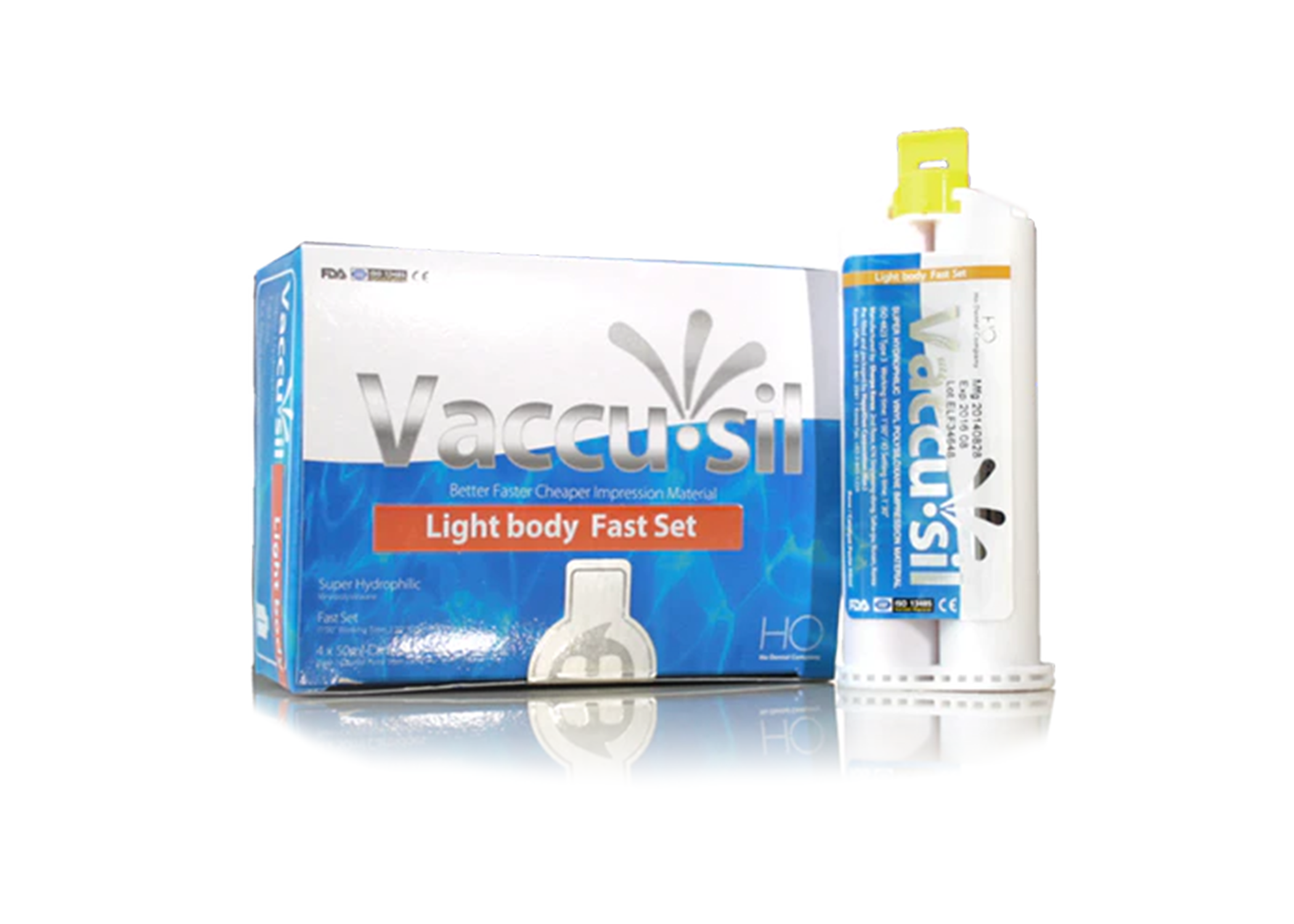 Vaccu-Sil Impression Material Fast Set 50 mL Light Body Refill 4/Bx thumbnail 3