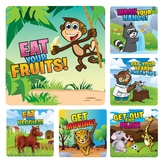 Stickers Animal Assortment 100/Rl thumbnail 2