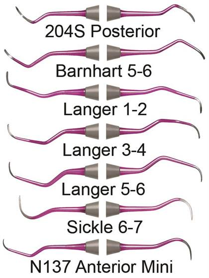 ImplaMate Implant Scaler Langer Size 3/4 Color Ring Handle Ea thumbnail 8