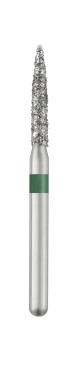 Piranha Diamond Single-Use Burs, FG, Flame, # 862-014, 1.4 mm, Coarse, Green, 25/Pk, 862-014C, 862-014C-S thumbnail 7
