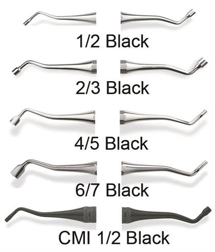 Plugger, CMI, Double-End, Round Handle, # 1/2, Black, 1/Pk, 1003787 thumbnail 13