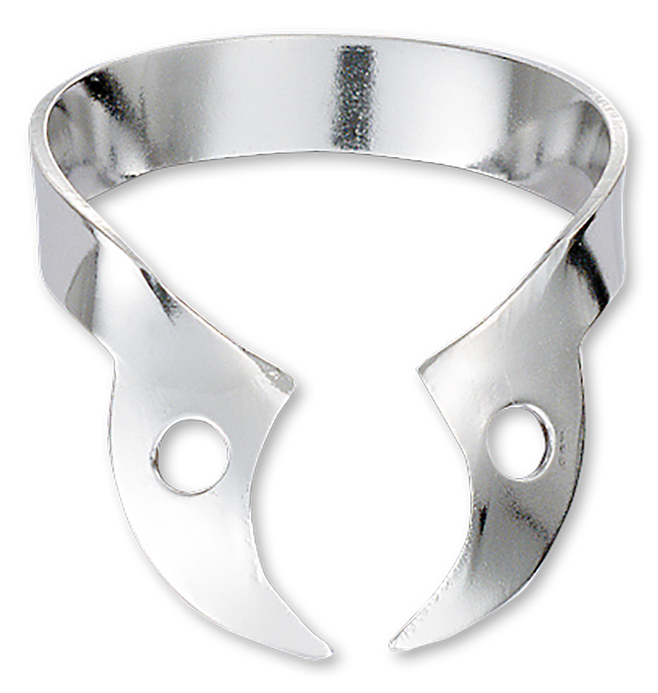 Hygenic Rubber Dam Clamp, Gloss Finish, # W56, Wingless, 1/Pk, H03815 thumbnail 13