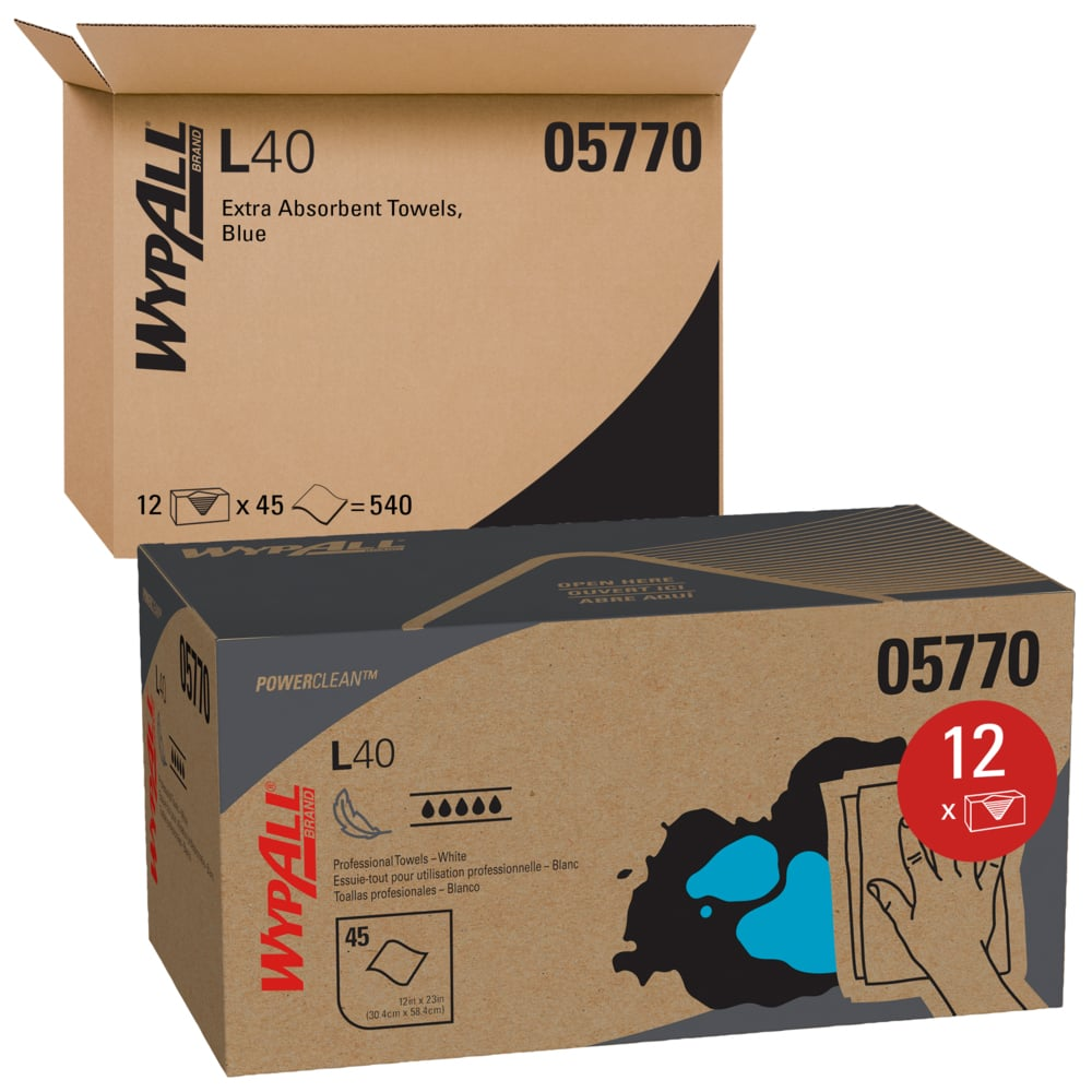 Wypall L40 Professional Towels 12" x 23" (45) image