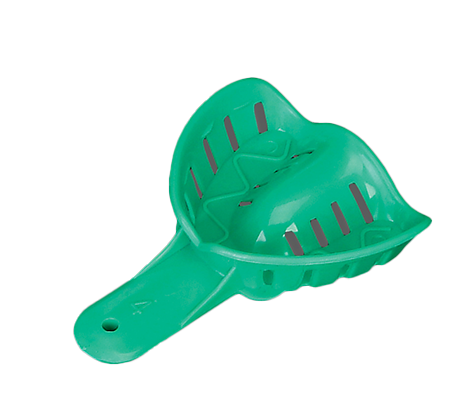Excellent Colors Impression Trays - Perforated #4 Adult Small Upper Green 25/Pk, ITO-4U thumbnail 10
