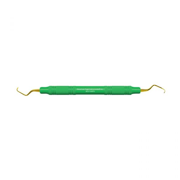Standard Gracey Curette, XP, # 7-8, Pre-Molar/Molar, EagleLite Handle, Resin, 3/8", Green, 1/Pk, AEG7-8XPX thumbnail 10