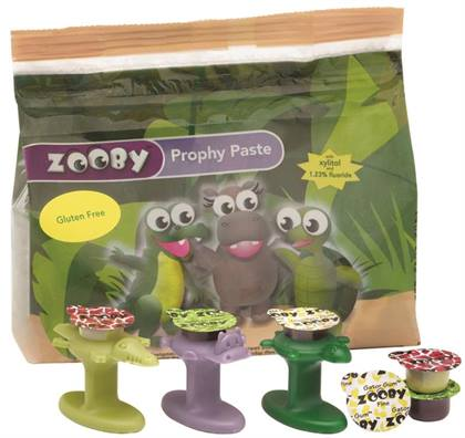 Zooby Animal Pack Assorted Prophy Paste100/Pk Coarse, 600010 thumbnail 14