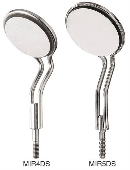 Cone Socket Mouth Mirror, FS, Double-Sided, # 5 Rhodium-Coated, 3/Pk, MIR5DS/3 thumbnail 14