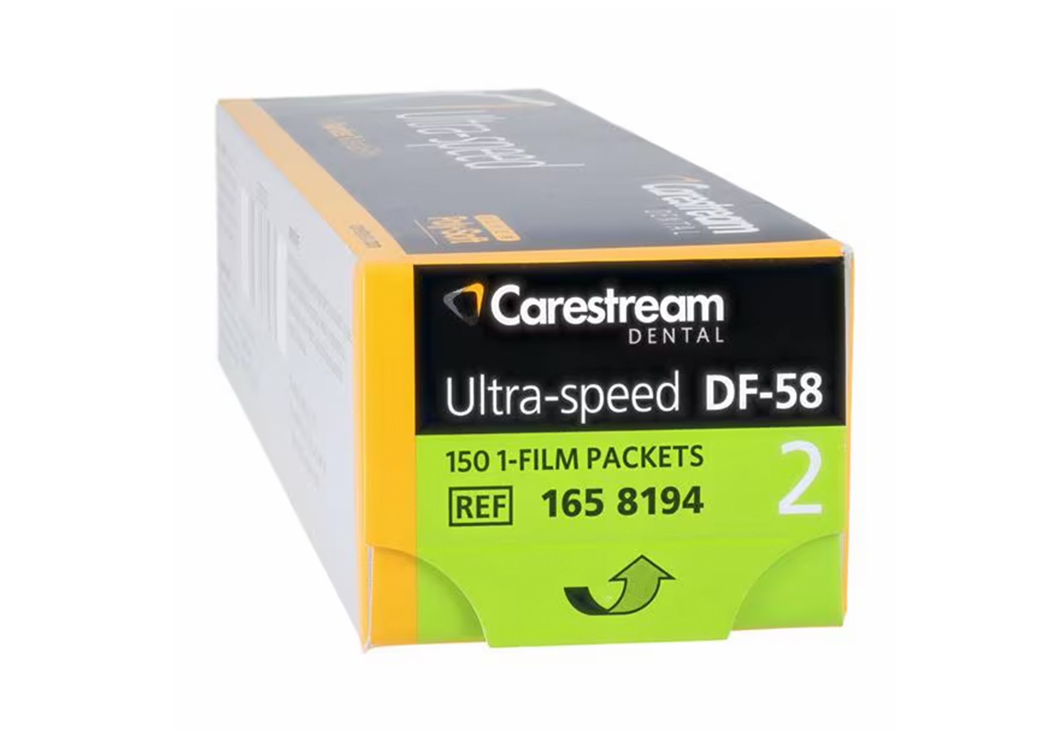 Ultra-Speed Film DF-58C, Single Film, Standard, Adult, # 2, 100/Pk thumbnail 13