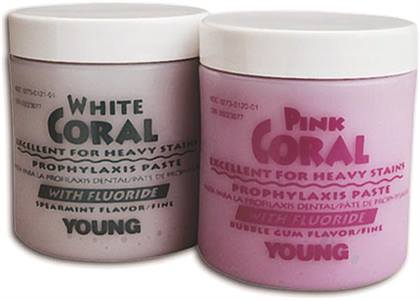 White Coral Mint Coarse-250 g W/ Fluoride - White Coral Mint Coarse-250 g W/ Fluoride - Image 1