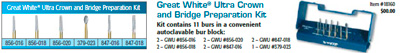 Great White Z Diamond Burs, FG, Introductory Kit, 1/Pk, 18160 thumbnail 12