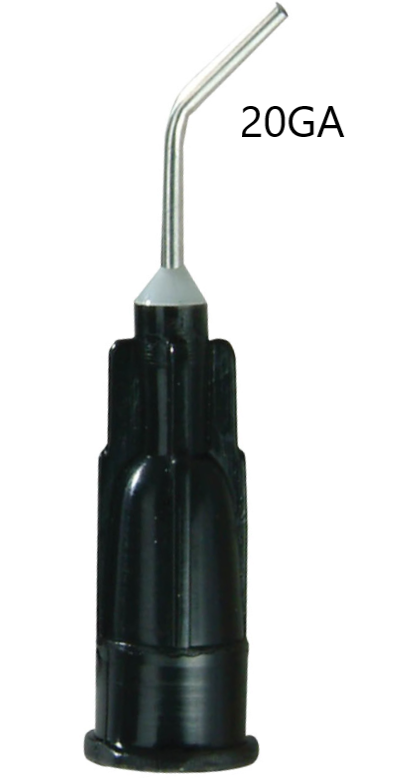 Pre-bent 20GA Tip Opaque Black (100) - Pre-bent 20GA Tip Opaque Black (100) - Image 1