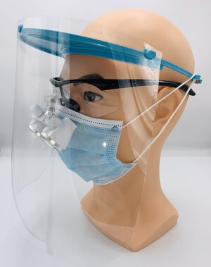 Infection Control Face Shield 1 / Bag White Reusable Ea product image
