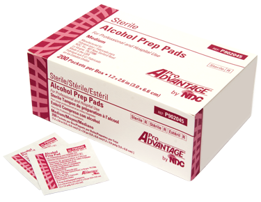 Pro Advantage Alcohol Prep Pads Med,Sterile (200) product image