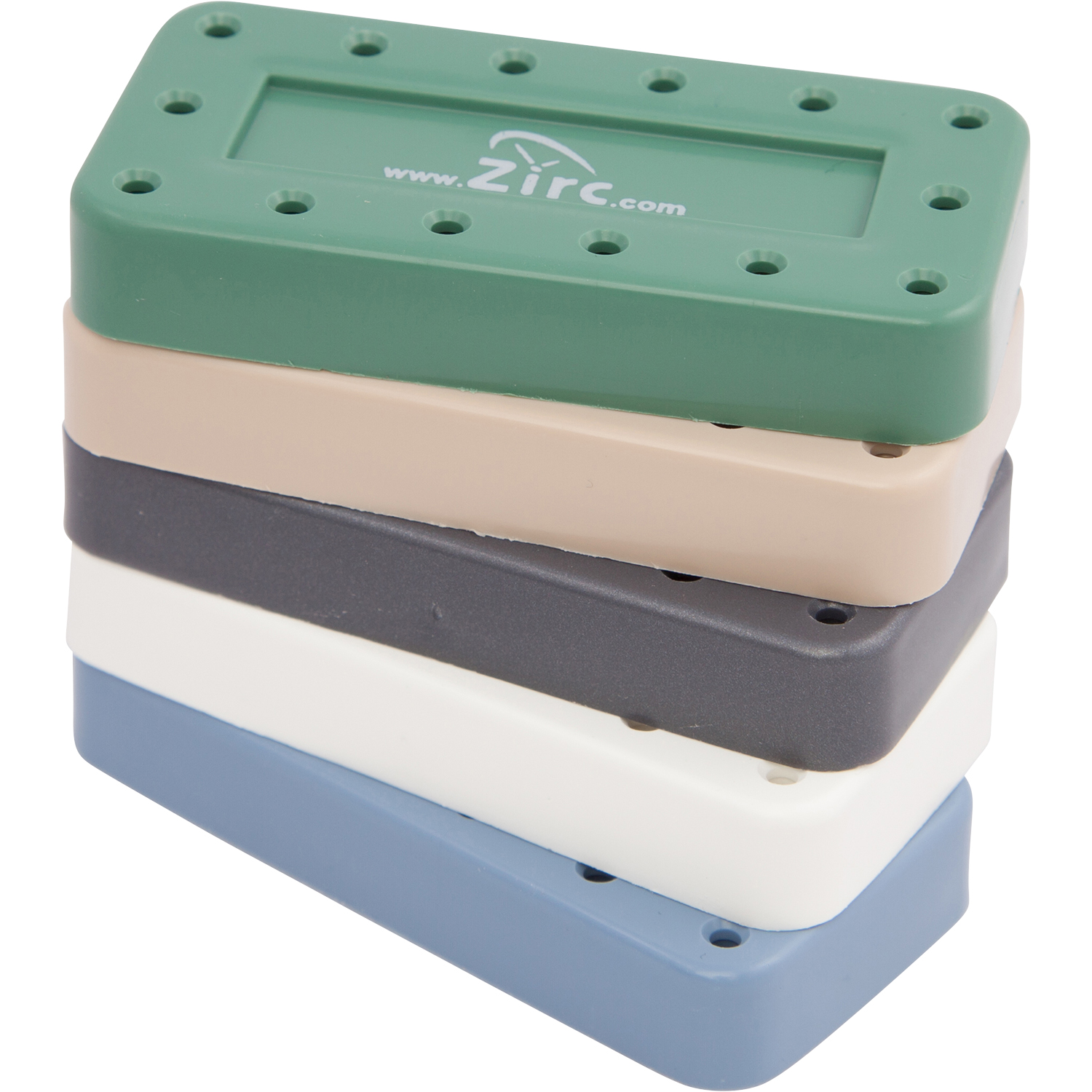 Magnetic Bur Block, 14-Hole, White, 1/Pk, 50Z403A thumbnail 14