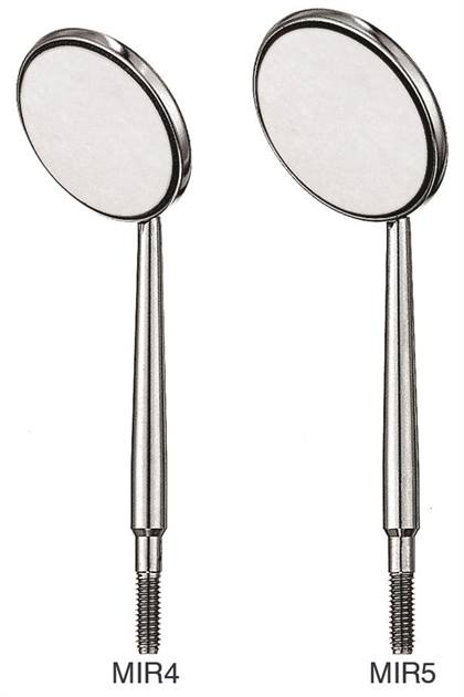 Cone Socket Mouth Mirror, FS, Single-Sided, # 5 Rhodium-Coated, 12/Pk, MIR5/12 thumbnail 14