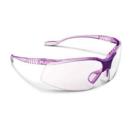 Azur Safety Glasses Clear Lens / Violet Frame Ea thumbnail 4