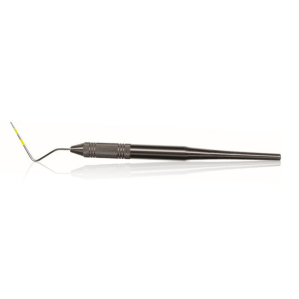 Periodontal Probe, Single-Ended, # 12 Marquis, EagleLite, 3/8", Yellow, 1/Pk, AEP12YX image