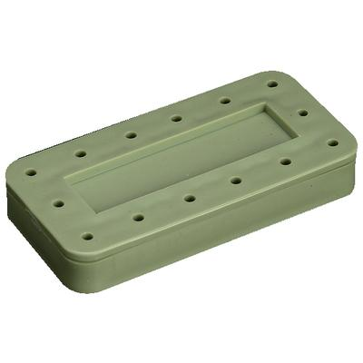 Rectangular Magnetic 14-Hole Bur Block Sea Green product image