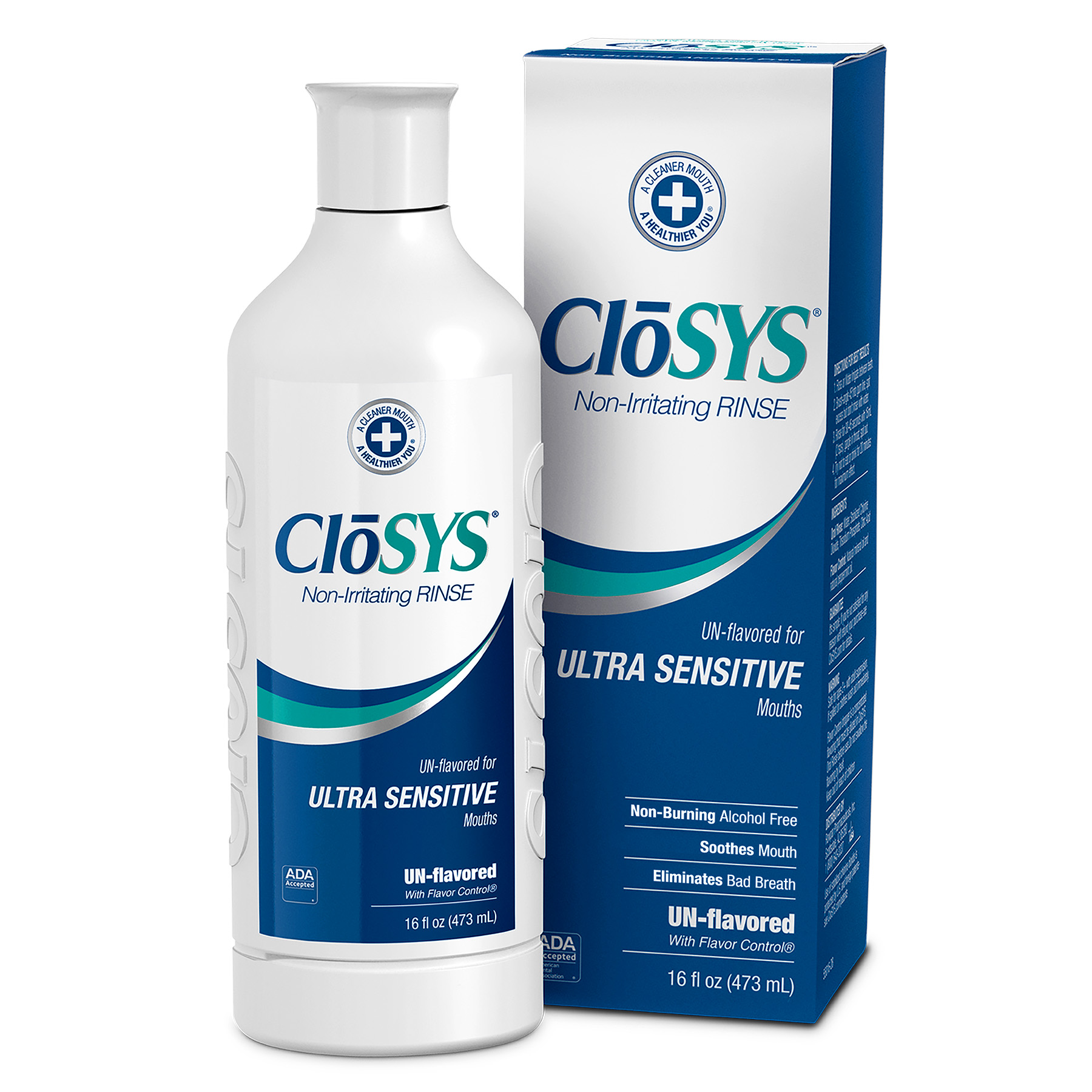 CloSYS Rinse Ultra-Sensitive Unflavored 16oz 12/Cs thumbnail 12