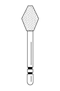 Two Striper Diamond Burs, FG, Barrel, 240, 4.8 mm, Coarse, Green, 5/Pk, 2015077 thumbnail 10