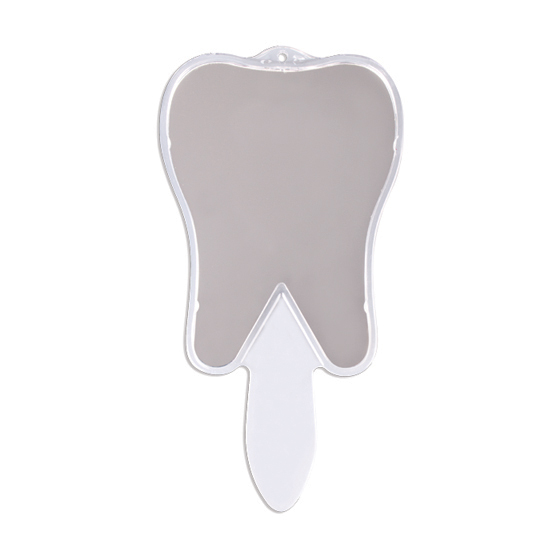 Hand Mirror Plain Acrylic 10 in Tooth Shaped Ea thumbnail 3