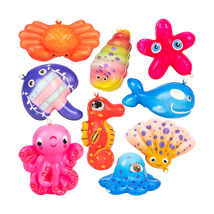 Toys Squishy Sealife Assortment Assorted Animals Assortment 50/Pk image