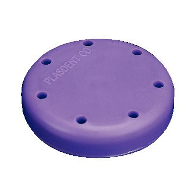 Small Magnetic Round Bur Block with 7-Hole Neon Purple thumbnail 3