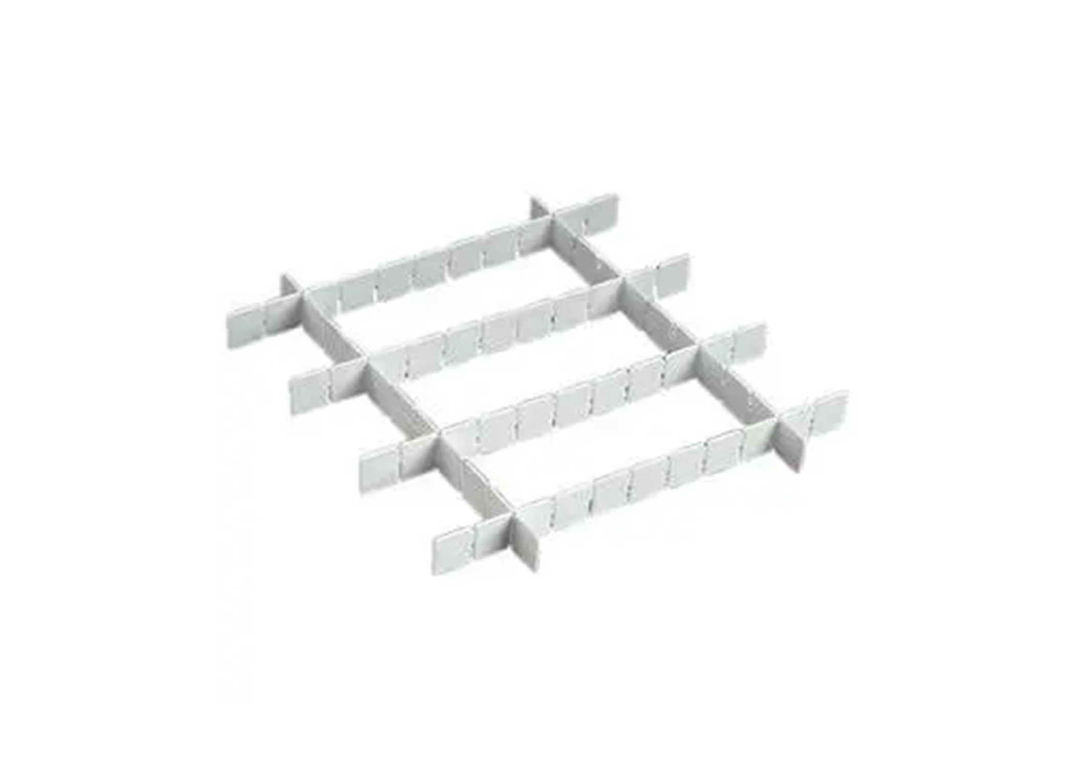 White Tub Divider Set of 6 image