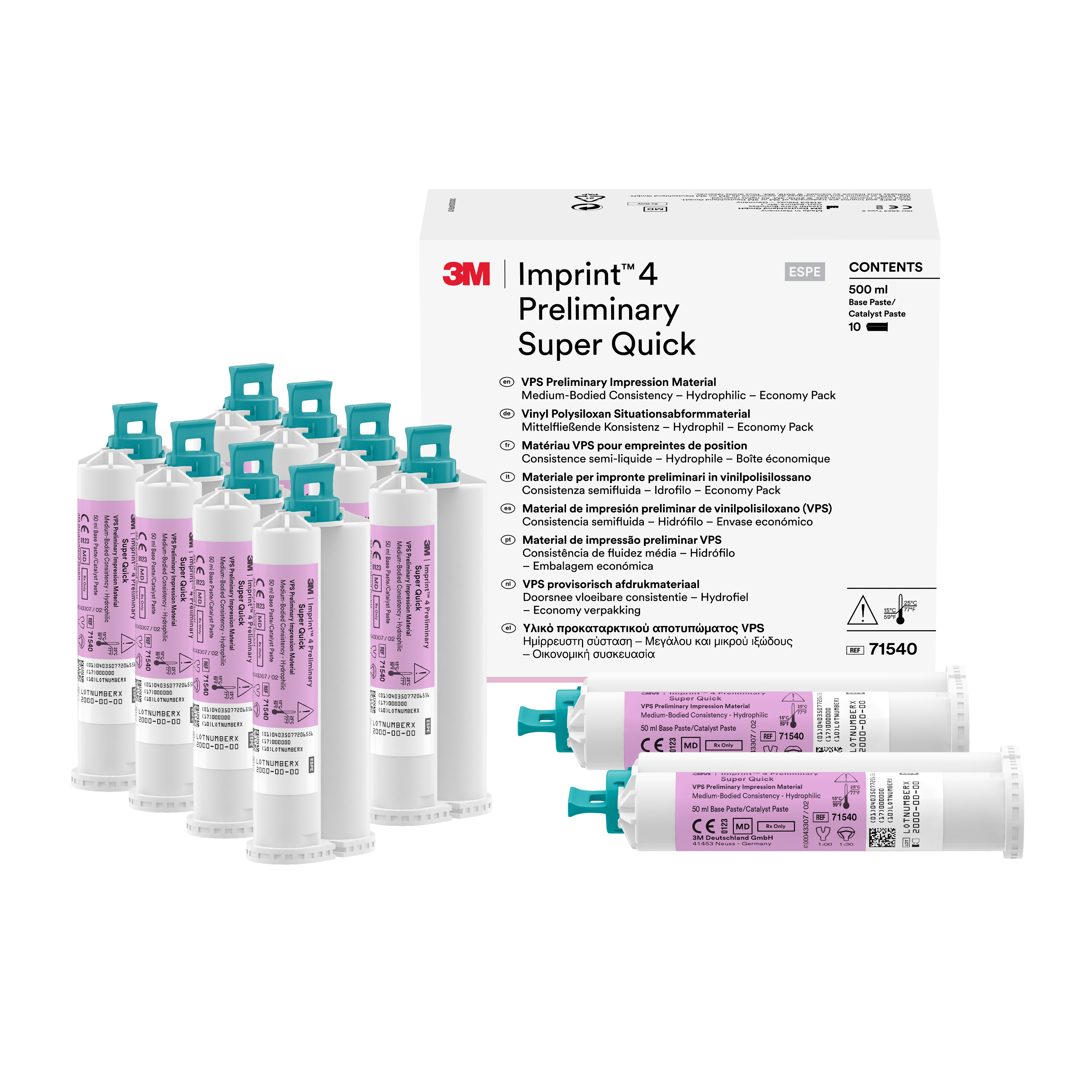 Imprint 4 Preliminary VPS Alginate Cartridge, Economy, Super Quick, 50 ml, 10/Pk thumbnail 12