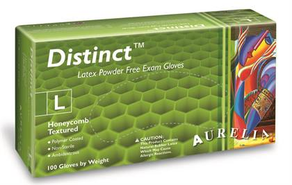 Aurelia Distinct XL Latex PF TXT Gloves (100) - Aurelia Distinct XL Latex PF TXT Gloves (100) - Image 1