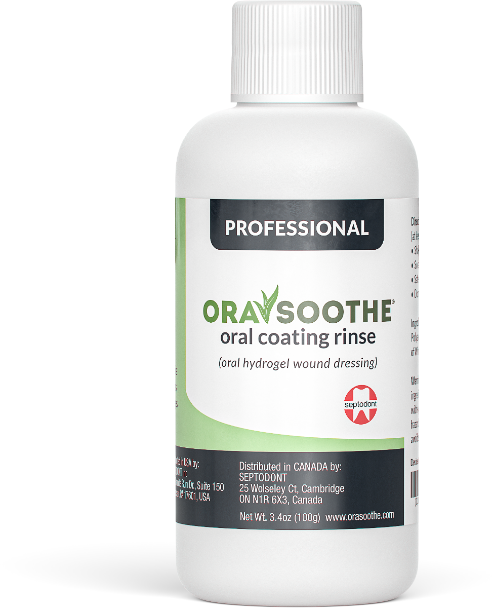 Orasoothe Professional Oral Coating Rinse 3.4oz product image