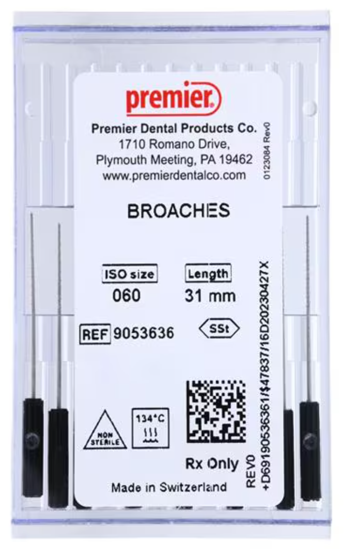 Barbed Broaches Size 60 Black 144/Pk thumbnail 10