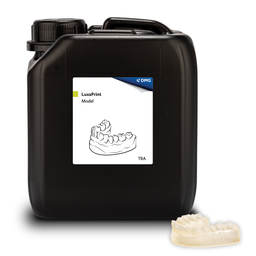 LuxaPrint Model 3D Printer Resin transparent, 2kg bottle thumbnail 5