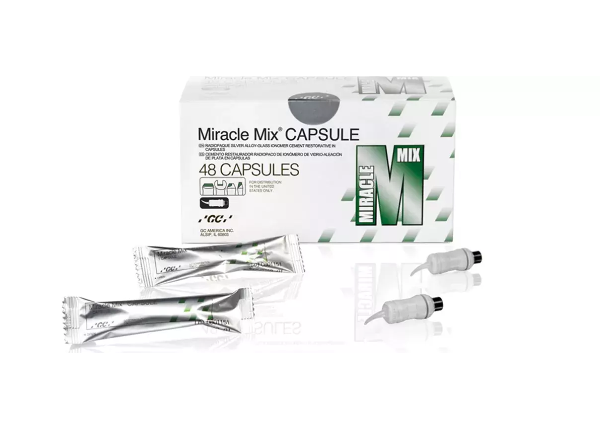 Miracle Mix Alloy-Reinforced Glass Ionomer, Tubes and Plugs Refill, 100/Pk thumbnail 7