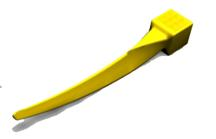 G-Wedge Wedge Bulk Refill, Extra Small, Yellow, 300/Pk, GWYL thumbnail 6
