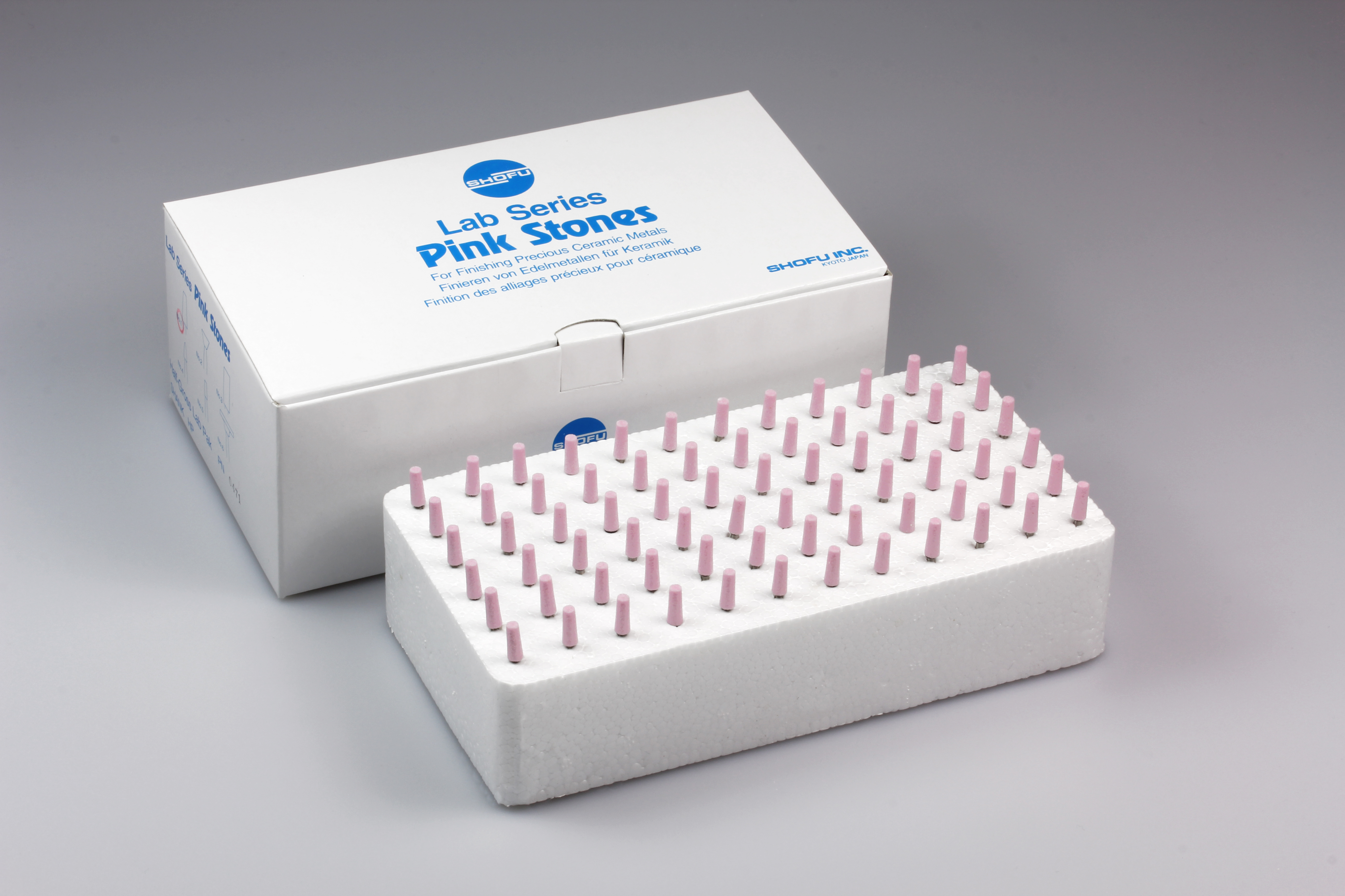 Lab Series Aluminum Oxide Mounted Stones Pink 72/Bx thumbnail 5