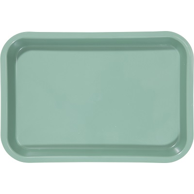 Mini Flat Set-Up Trays, Plastic, Green, 1/Pk, 20Z101D thumbnail 8