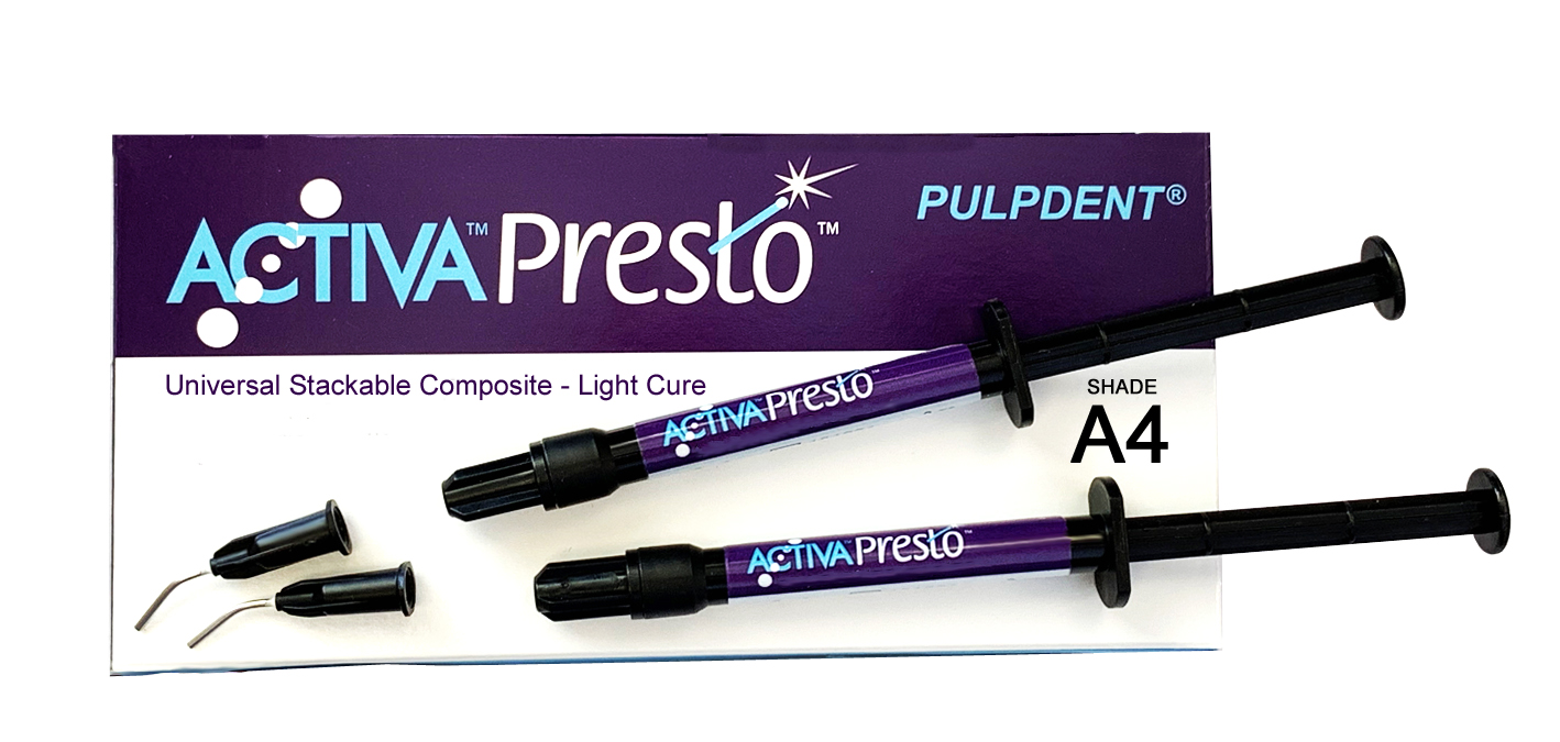 ACTIVA Presto BioACTIVE Universal Composite A4 Light Cure Kit 2/Pk thumbnail 13